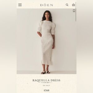 Doen Raquella Dress in salt